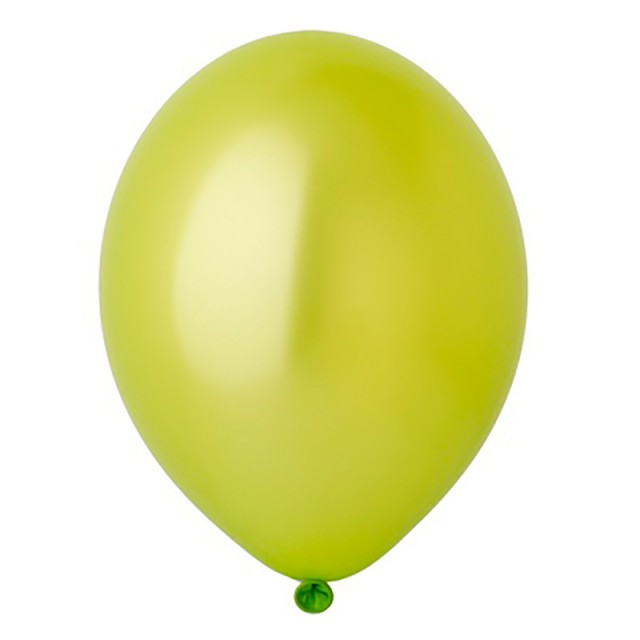 Воздушный шар Салатовый металлик с гелием