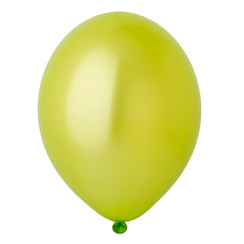 Воздушный шар Салатовый металлик с гелием - 1