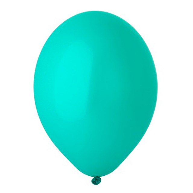 Воздушный шар лесного зелёного  цвета пастель с гелием