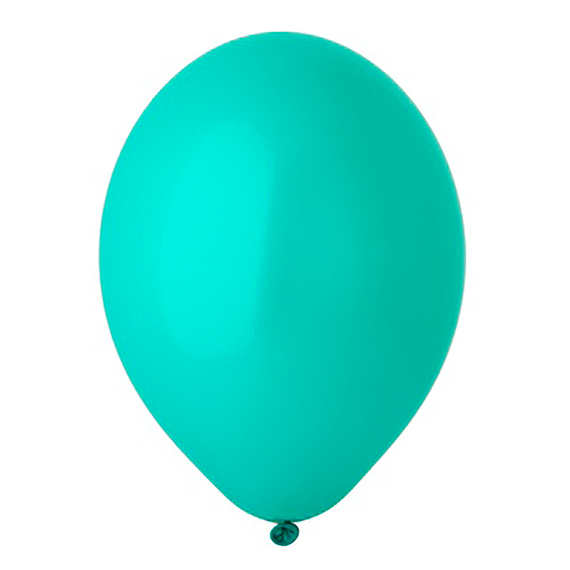Воздушный шар лесного зелёного  цвета пастель с гелием - 1