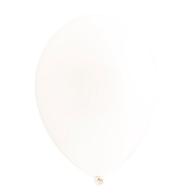 Воздушный шар белый пастель с гелием