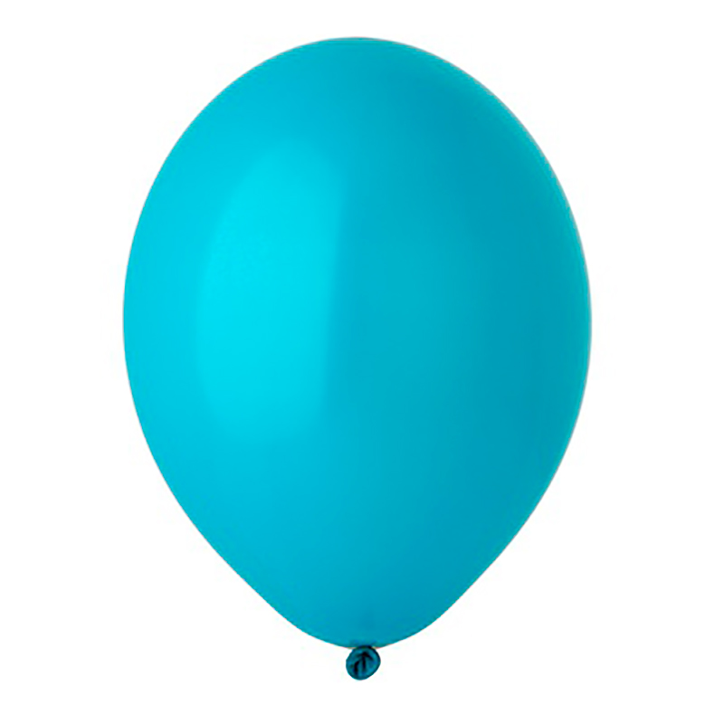 Воздушный шар бирюзовый пастель с гелием - 1
