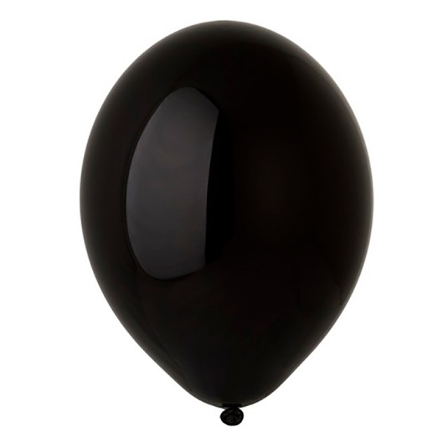 Воздушный шар чёрный пастель с гелием