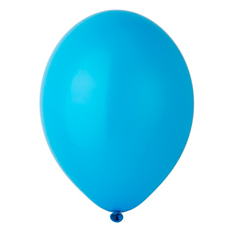 Воздушный шар цвета Циан пастель с гелием - 1