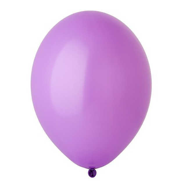 Воздушный шар сиреневый пастель с гелием - 1102-0008