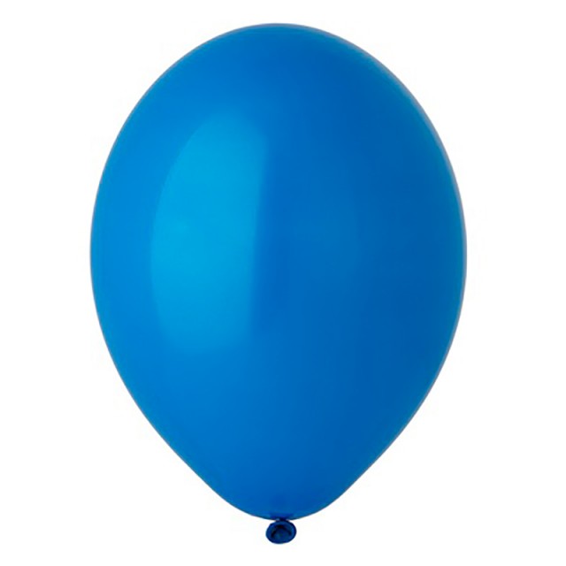 Воздушный шар синий пастель с гелием - 1102-0011