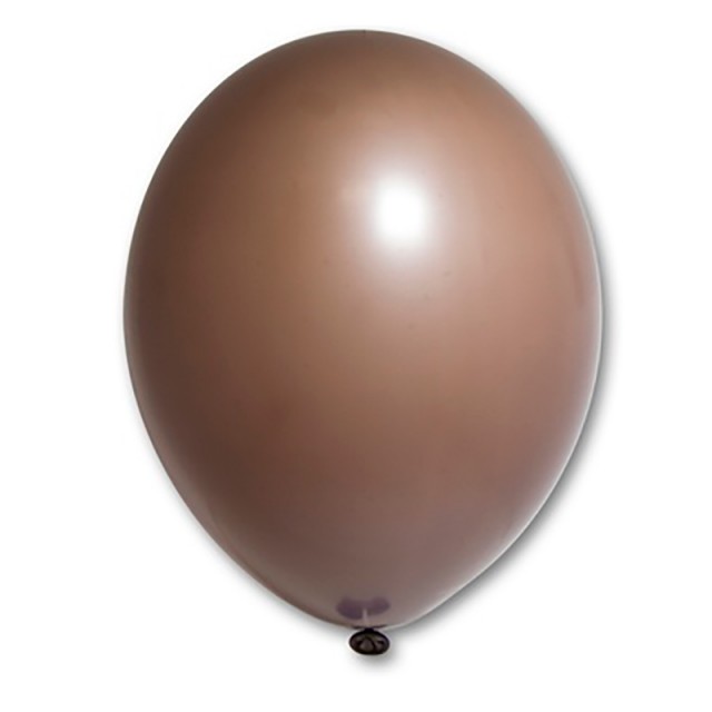 Воздушный шар шоколадно-коричневый пастель с гелием