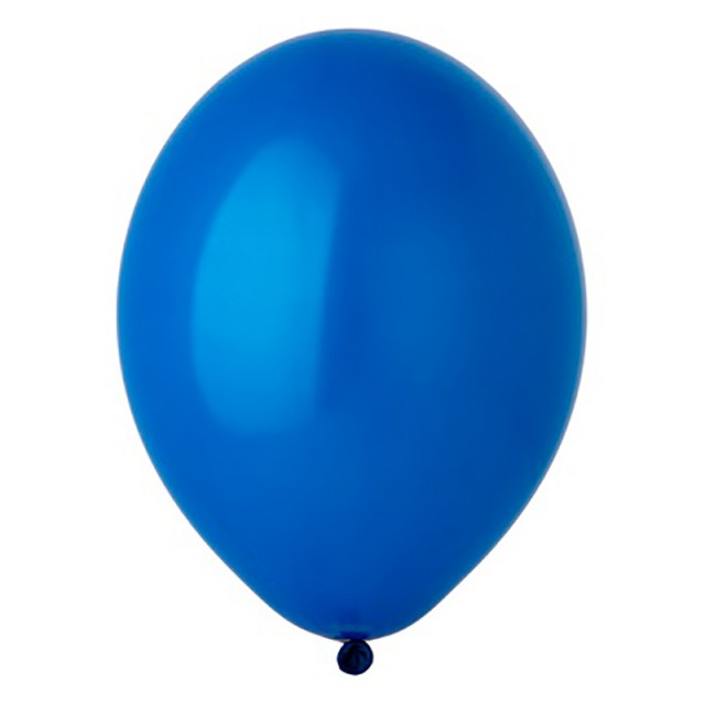 Воздушный шар королевский синий пастель с гелием - 1102-0019