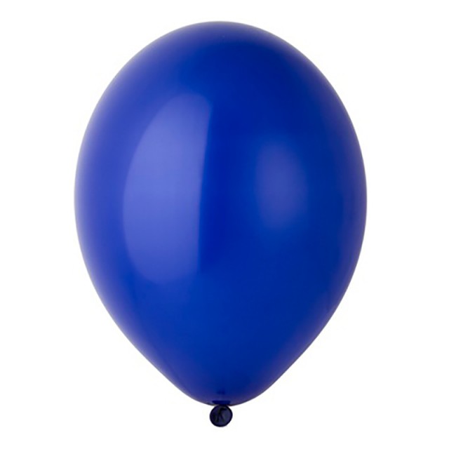 Воздушный шар темно-синий пастель с гелием - 1102-0680