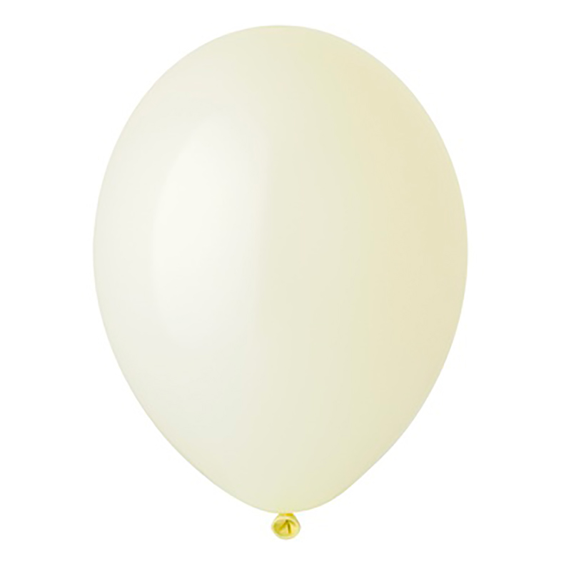 Воздушный шар ванильный пастель с гелием - 1102-0015
