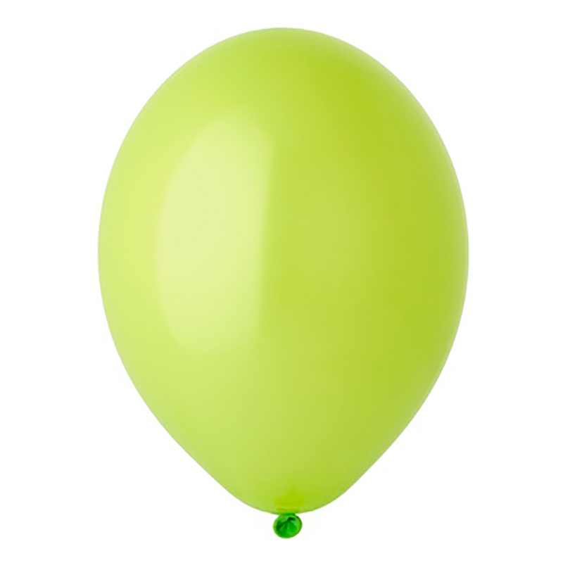 Воздушный шар салатового цвета пастель с гелием - 1