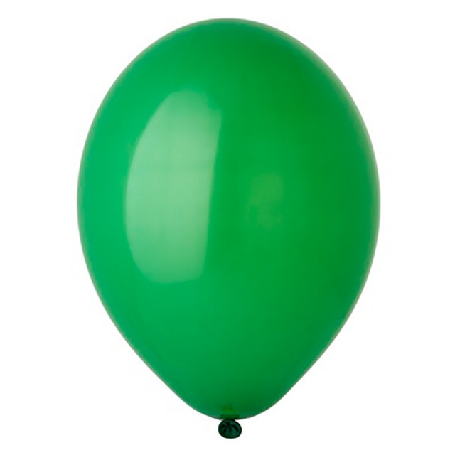 Воздушный шар тёмно зелёного цвета с гелием