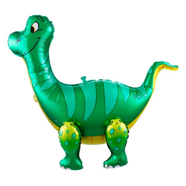 Ходячий шар динозавр Брахиозавр (зеленый) 64 см