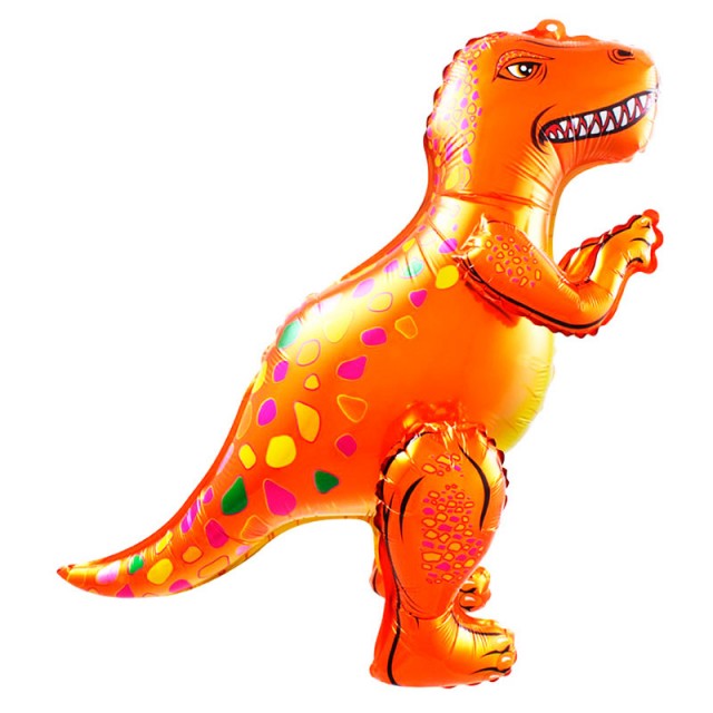 Ходячий шар динозавр Аллозавр (оранжевый) 64 см