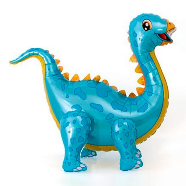 Ходячий шар Динозавр Стегозавр (голубой) 99 см