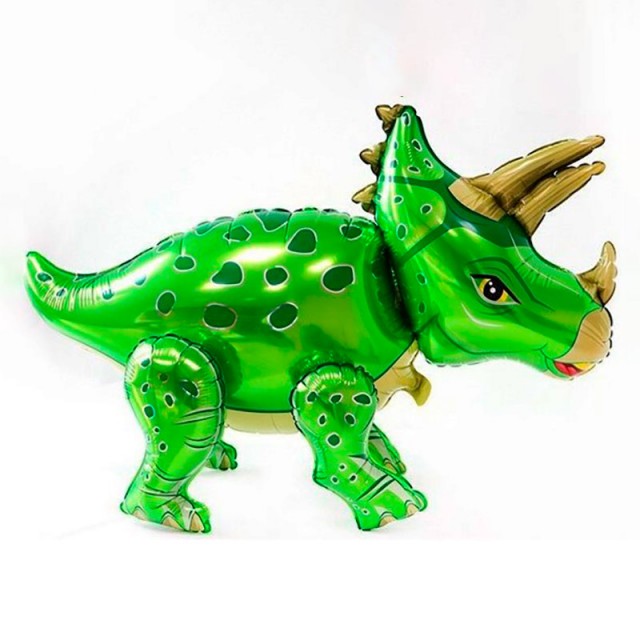 Ходячий шар Динозавр Трицератопс (зеленый) 91 см - 19554