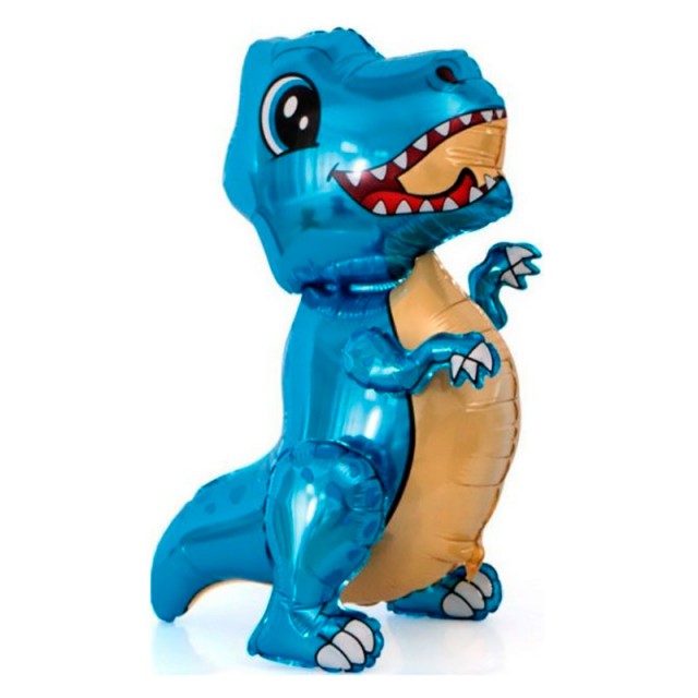 Ходячий шар Маленький динозавр (синий) 76 см - 15529